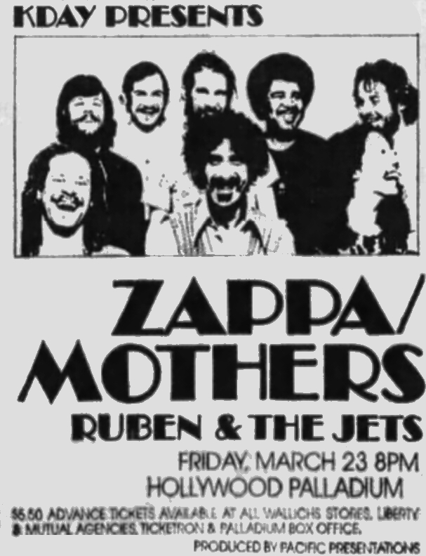 23/03/1973Hollywood Palladium, Los Angeles, CA